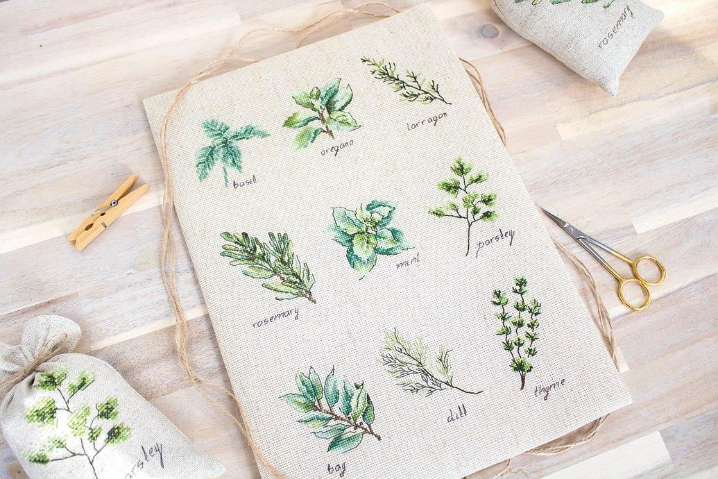 Spices and herbs B2346L Counted Cross-Stitch Kit
