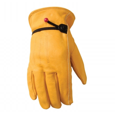 Wells Lamont 4009454 Grain Cowhide Work Gloves for Men- Medium